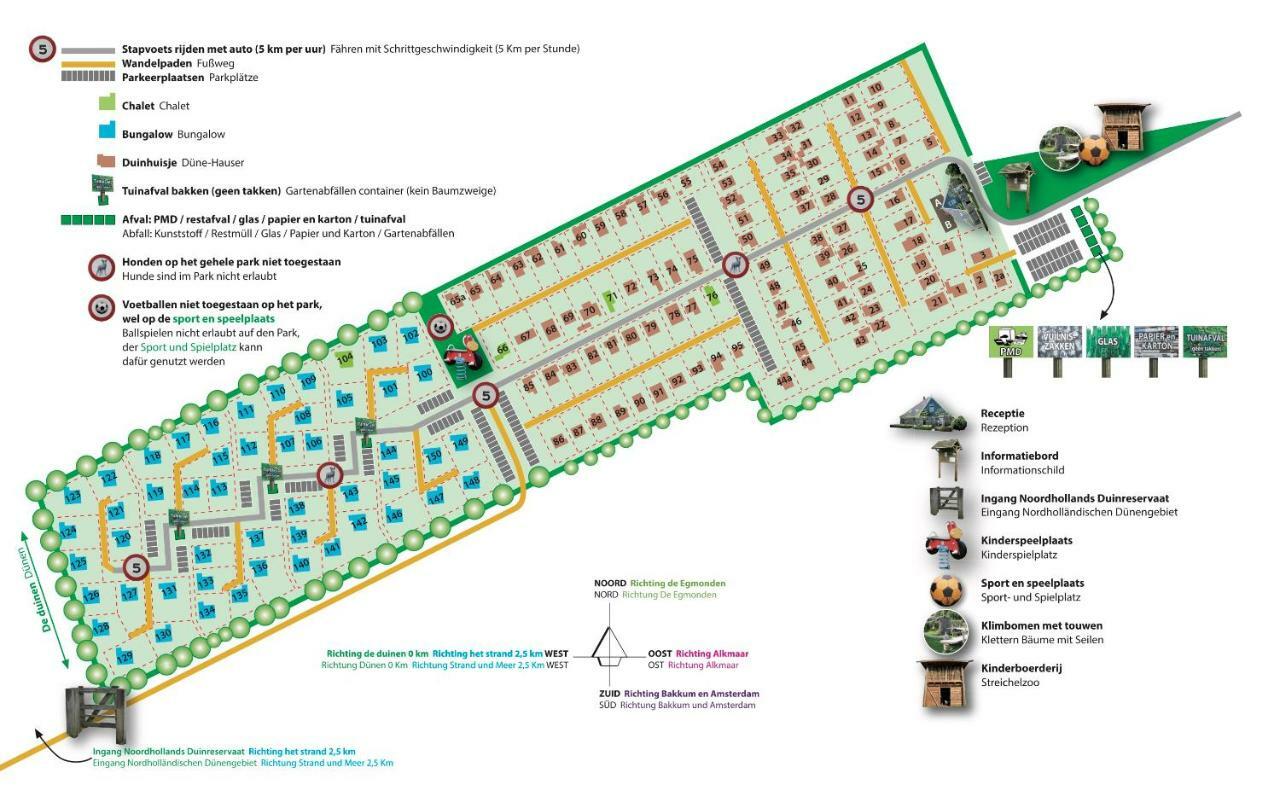 Appartementen - Bungalowpark Mooyeveld - Uniek Gelegen In De Duinen! 艾格蒙宾能 外观 照片